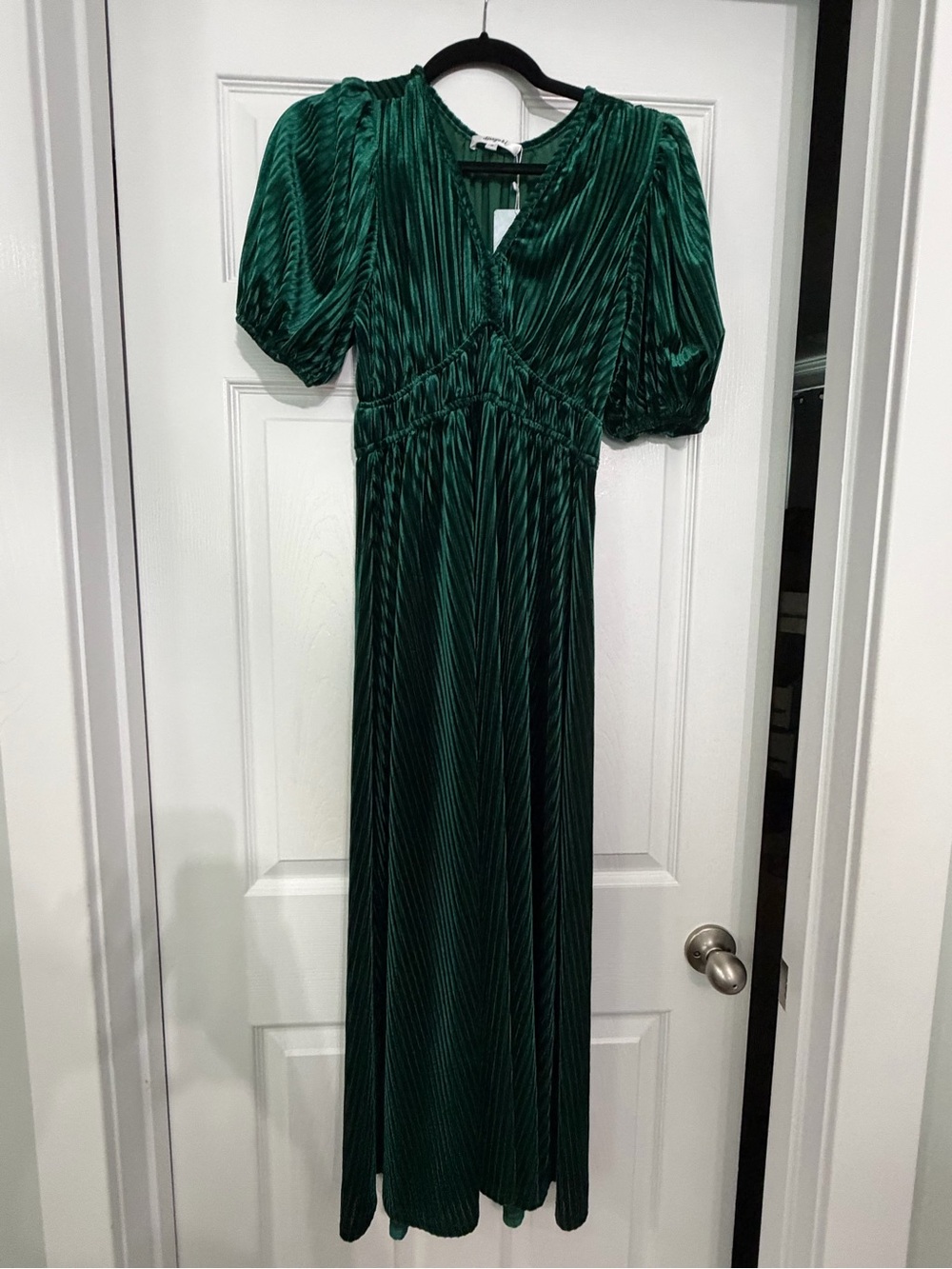 Perfect Green Velvet dress